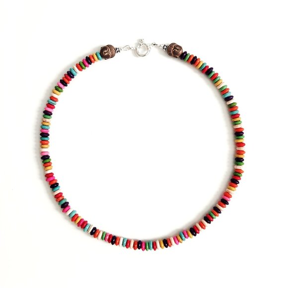 SKITTLES MINI BEAD NECKLACE-16" - Picture 1 of 2